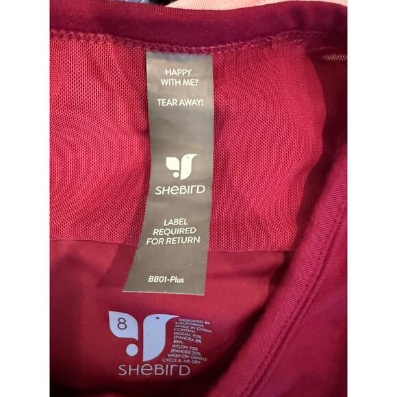 Shebird The Freedom Racerback Bra Tank, Fuschia, Size 8 (XXL) - Picture 4 of 4